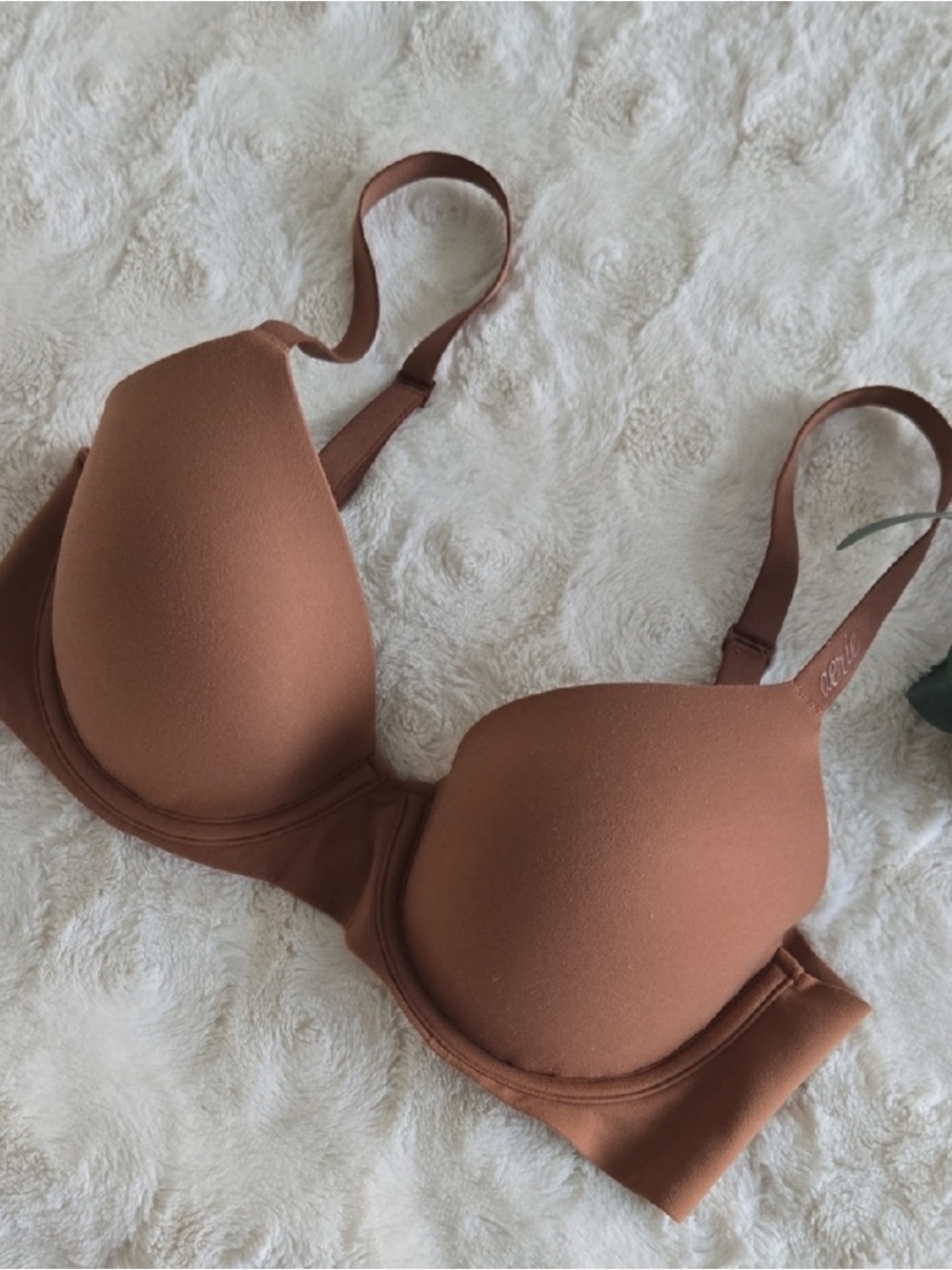 aerie underwire T-Shirt Bra in Brown